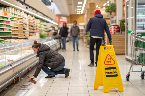 Slips, Trips, and Falls in Supermarkets: How do Injury Claims Work in Exeter