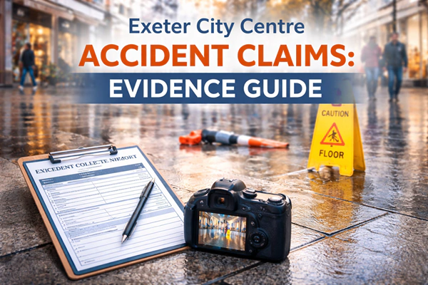 exeter city centre accident claims